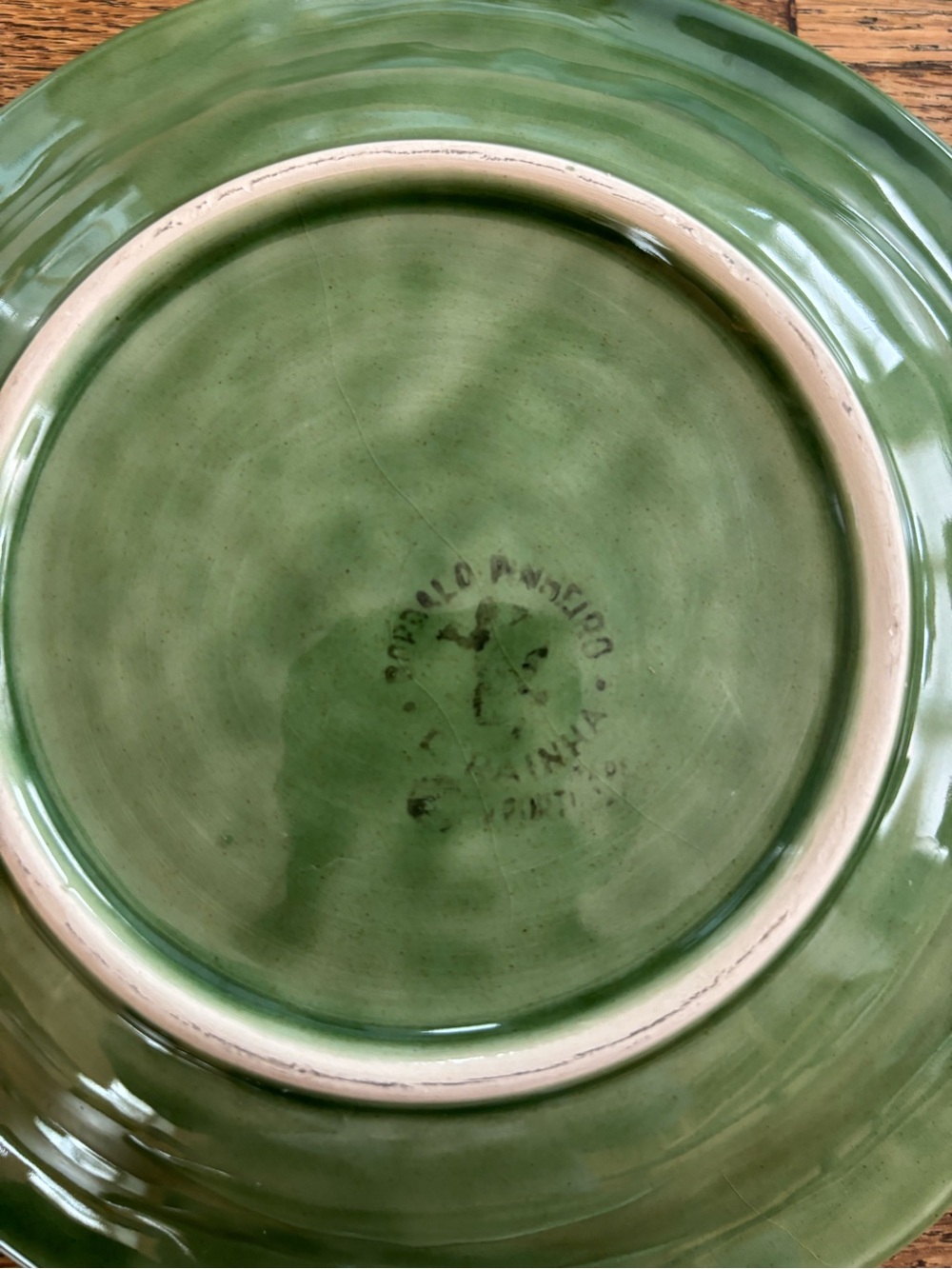 Vintage Bardello Pinheiro Grape Leaf Salad Plates Set of 2 Diameter 8” - Picture 5 of 6